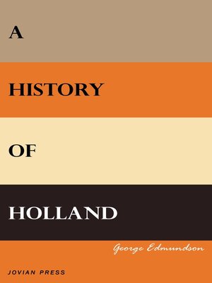 cover image of A History of Holland